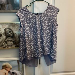 banana republic open back top size small petite